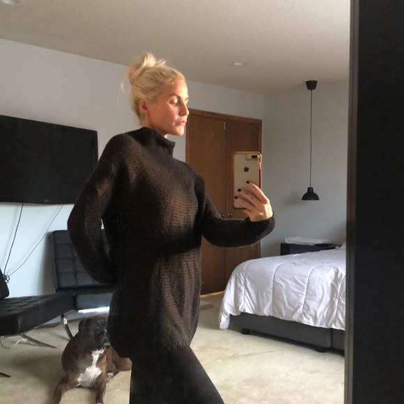 || MAISON SCOTCH || Black mock neck sweater - Picture 2 of 11